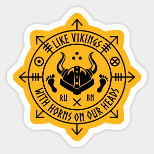 Like Vikings Sticker